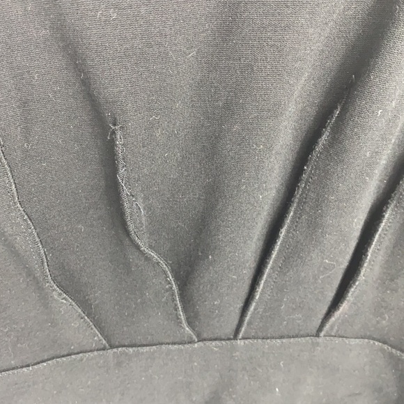 Theory Women's Black Oversized Collar Belted Sweater size Small Asymmetrical - Picture 6 of 8